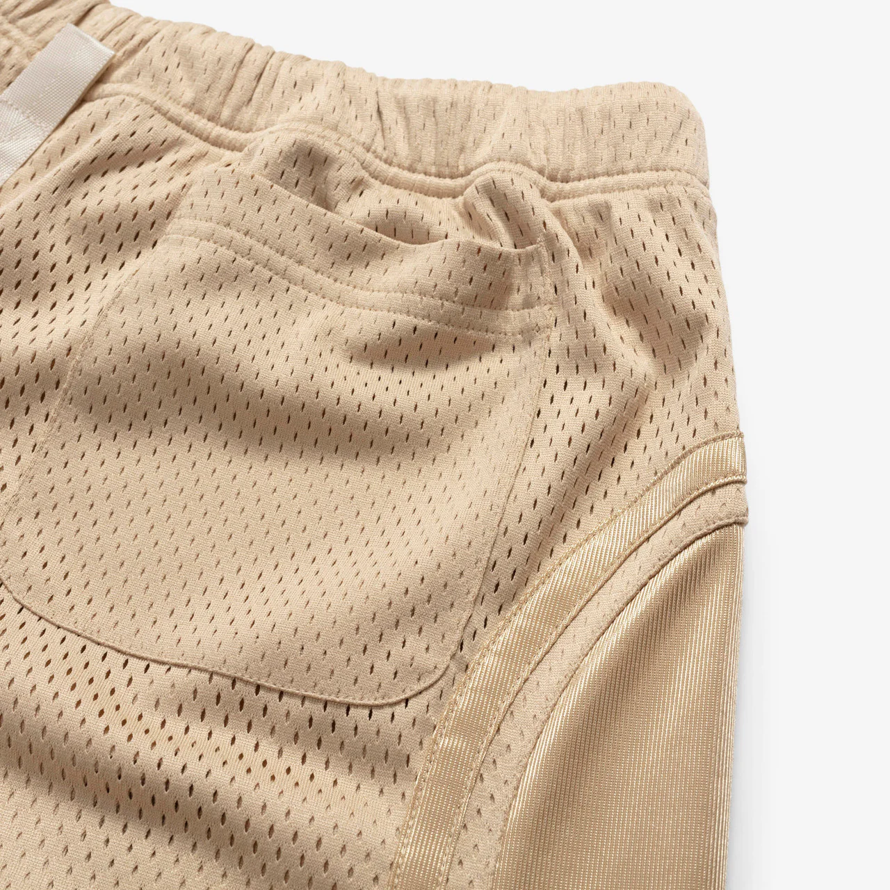Mesh Satin Basketball Shorts - Image 6