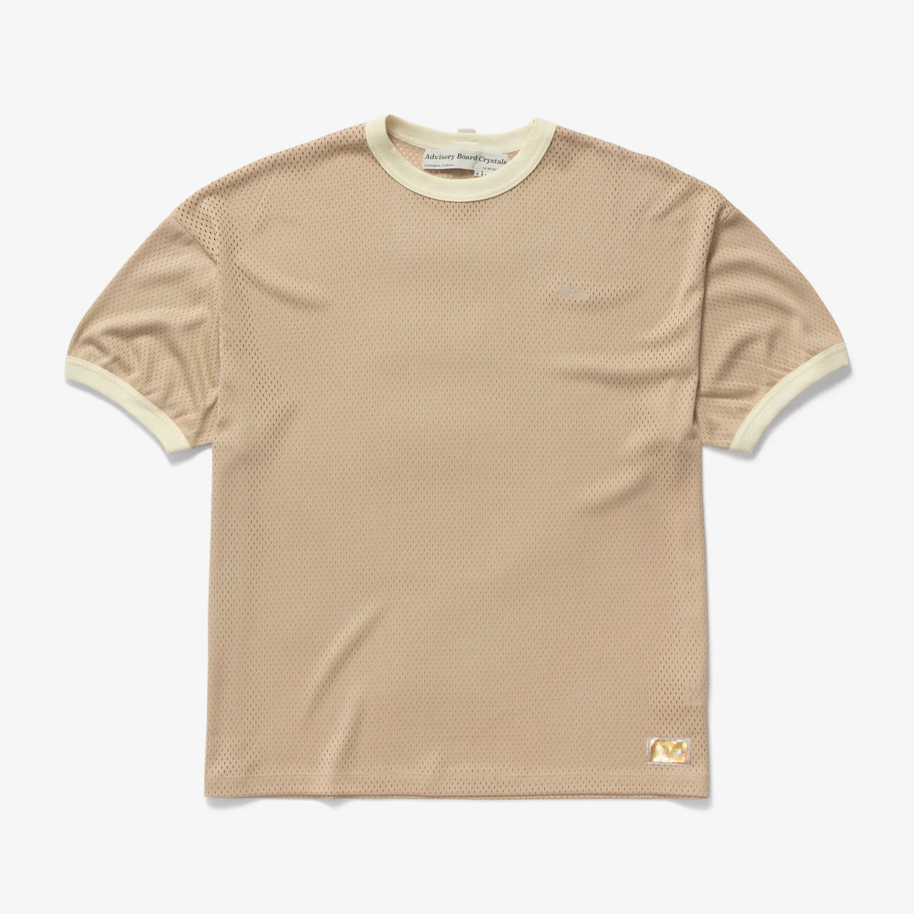 Mesh Short Sleeve Ringer Tee