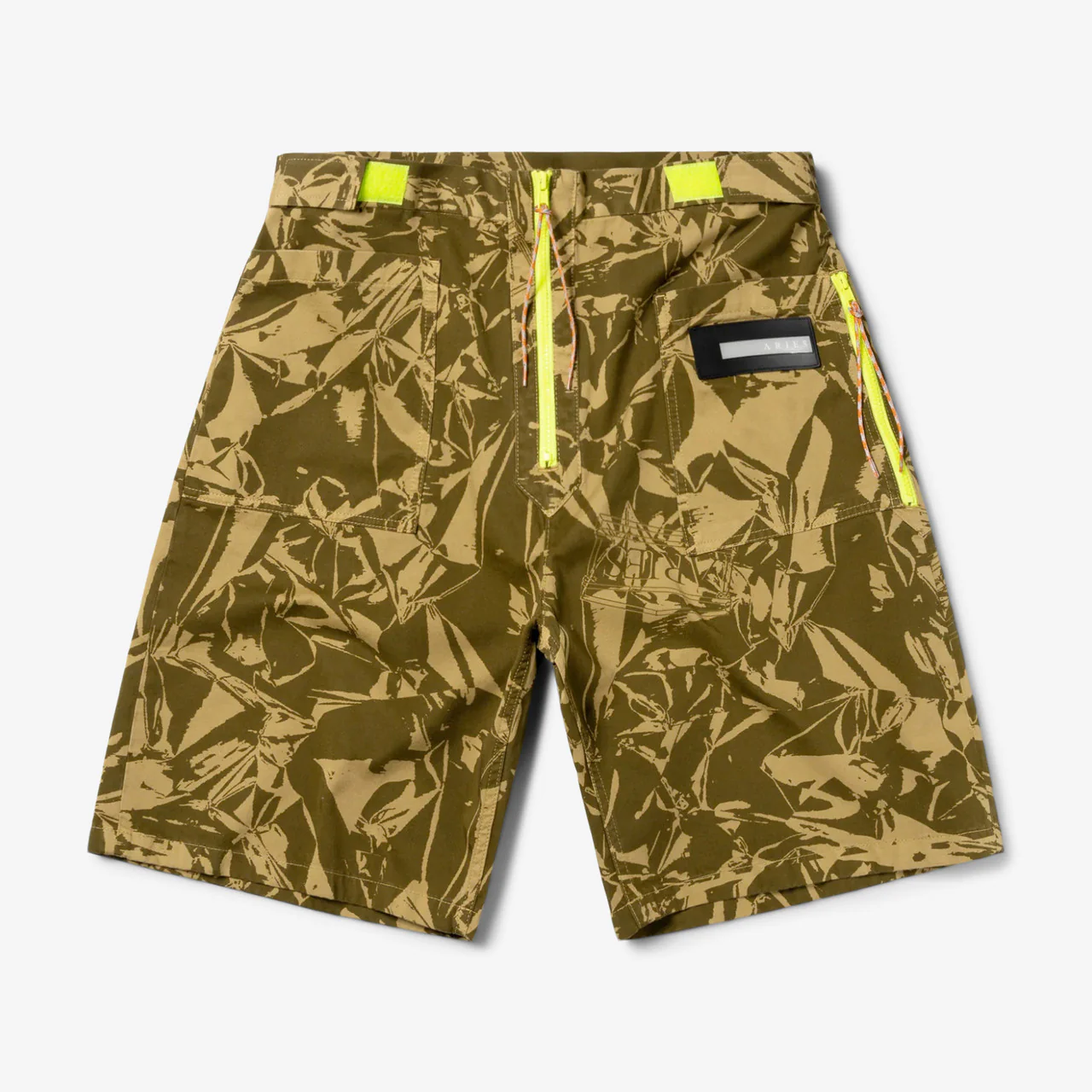 Crinkle Print Walking Short