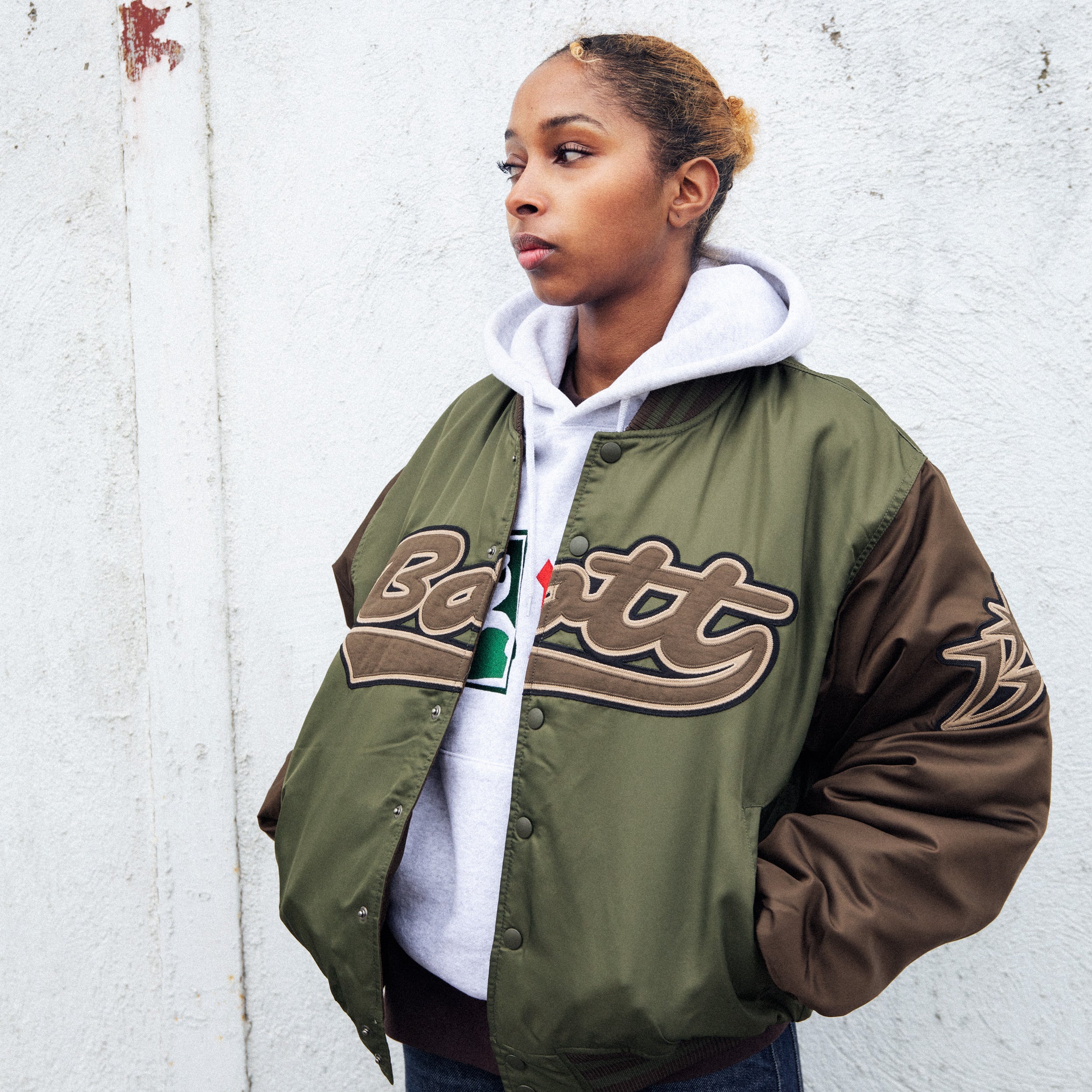 Nylon Varsity Jacket - Image 6