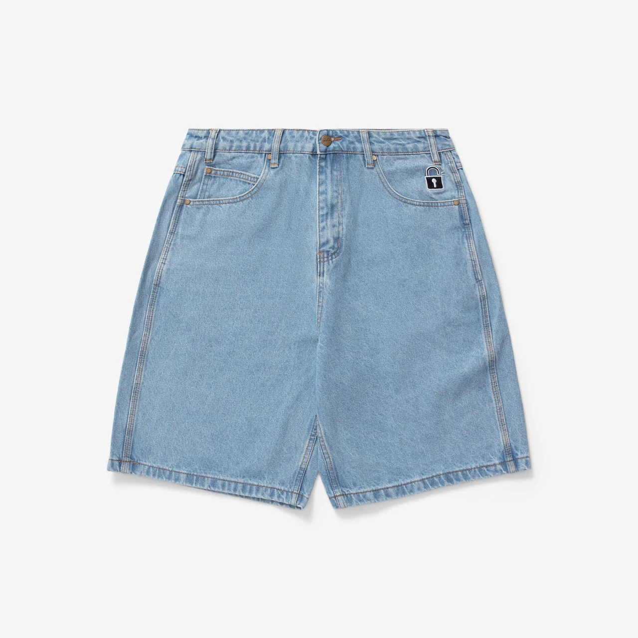 Lock Denim Shorts