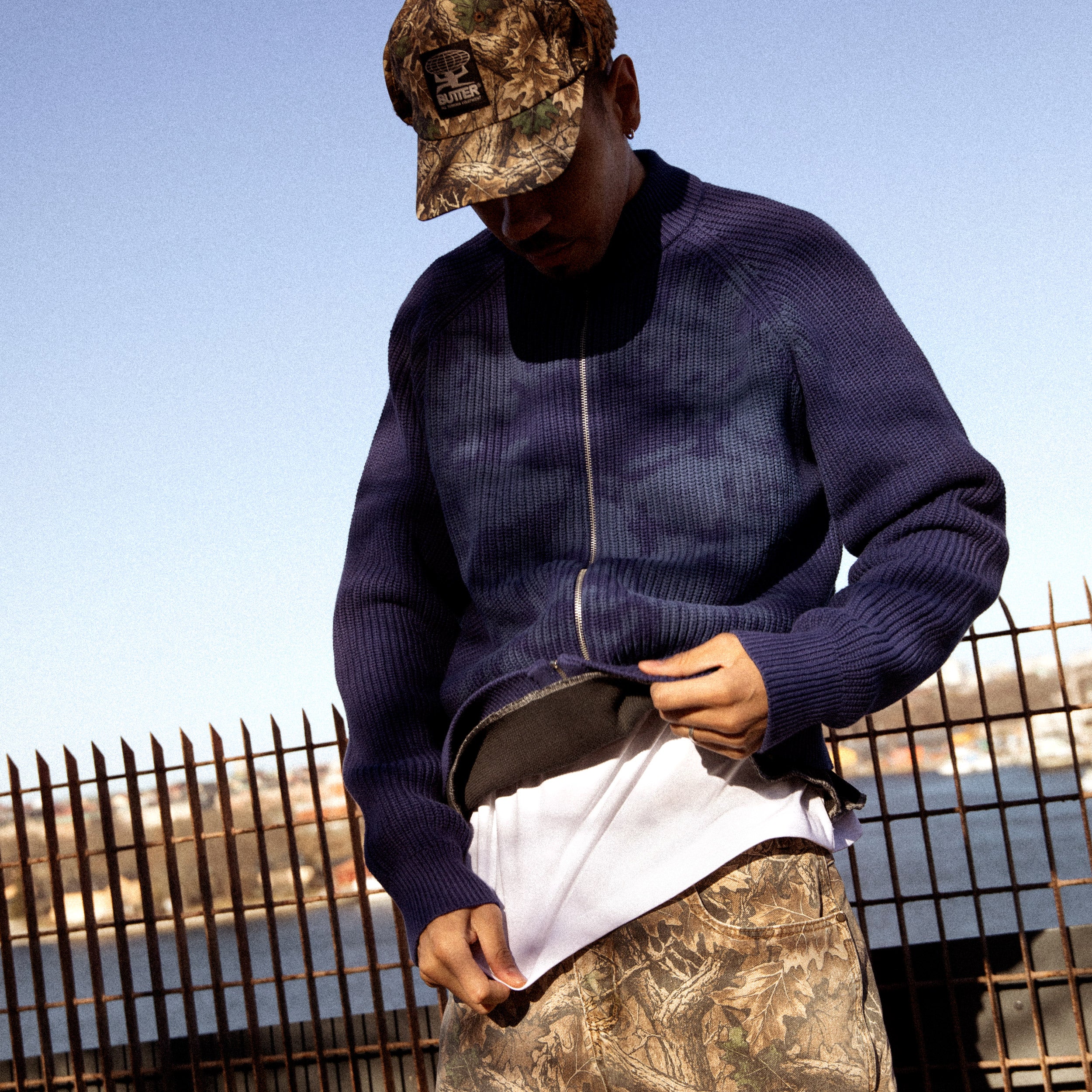 Shout Zip-Thru Knit Sweater - Image 4