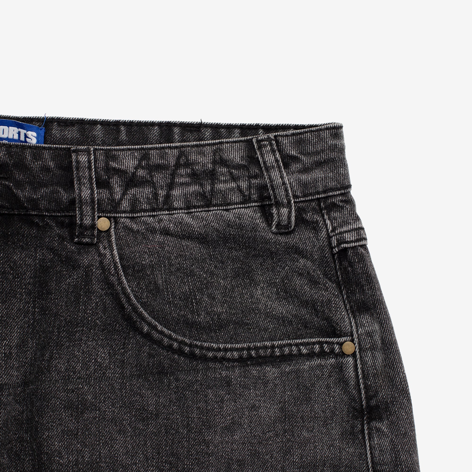 Stitch Denim Shorts - Image 7