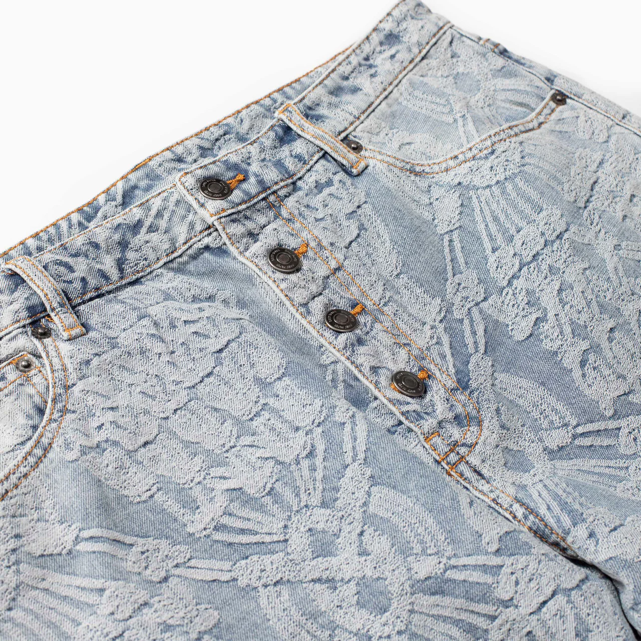 Settle Macrame Denim Pants - Image 3
