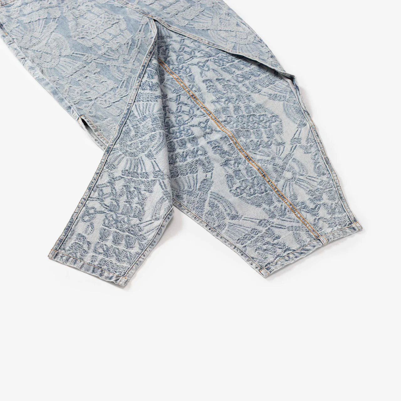 Wmns Settle Macrame Denim Skirt - Image 12