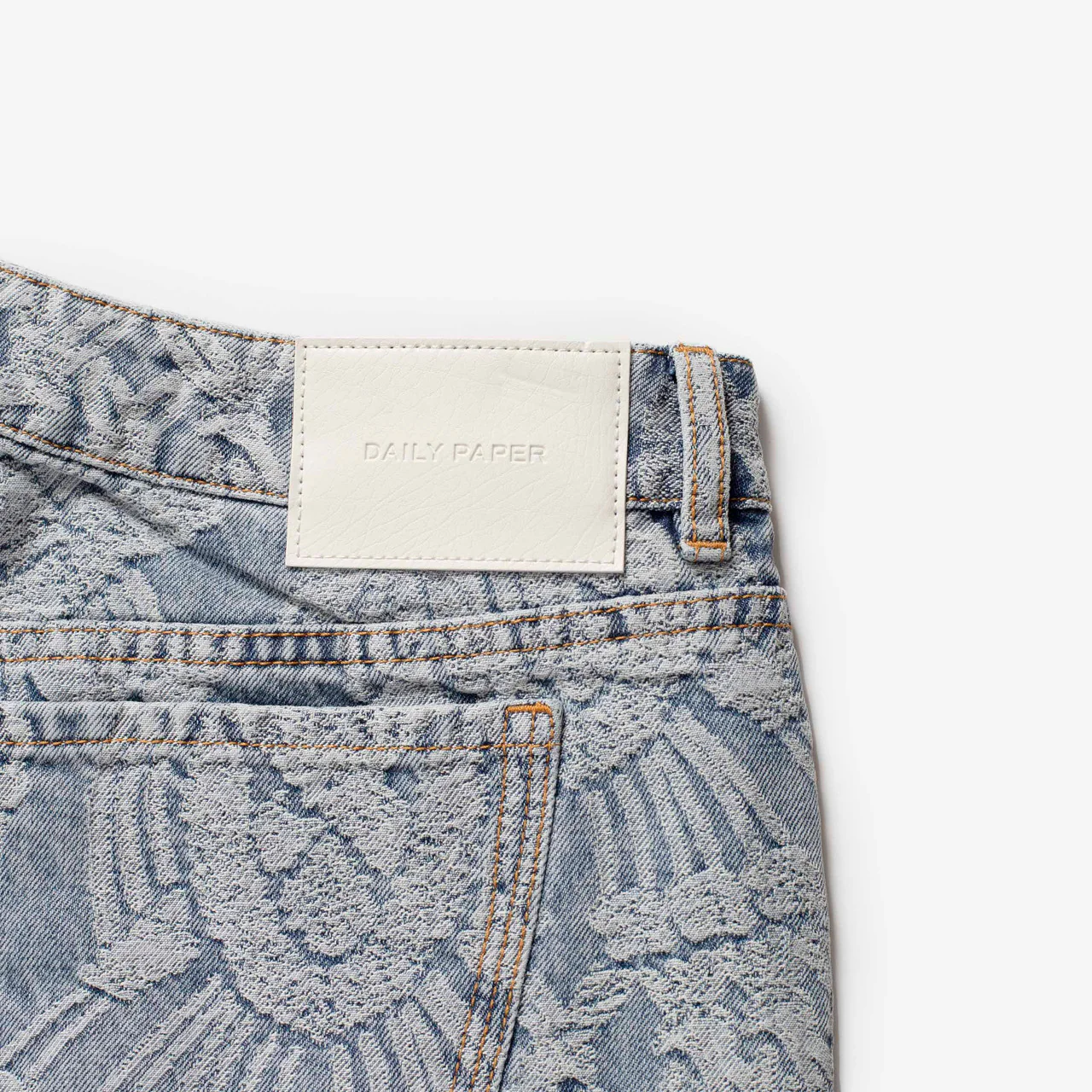 Wmns Settle Macrame Denim Skirt - Image 15