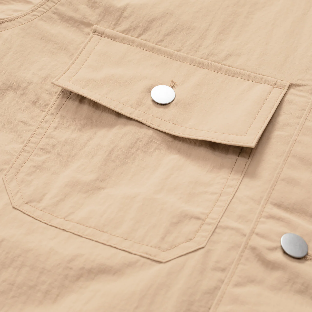 Texture Nylon Work Jacket - Image 4