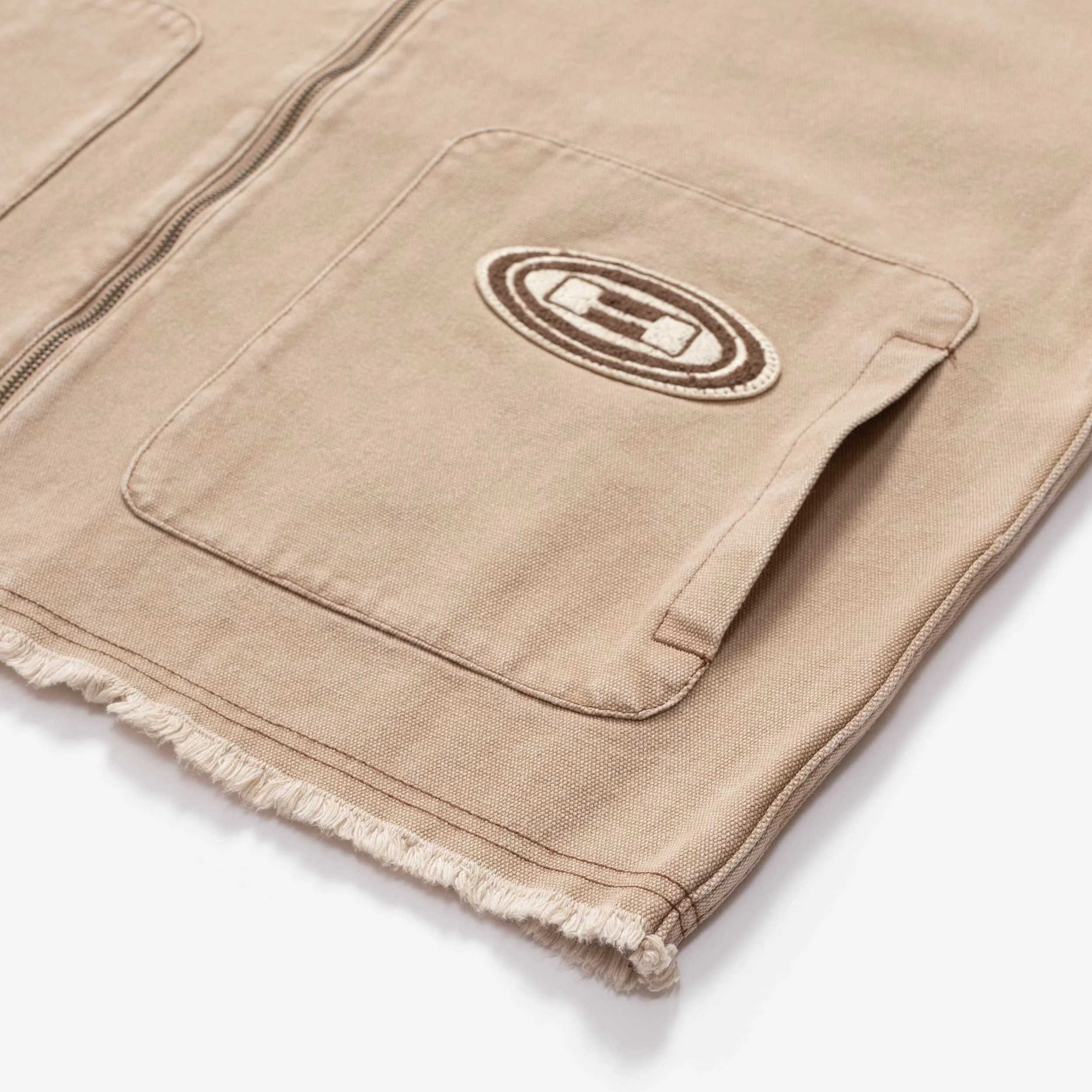 Washed Canvas Zip Hoodie - Image 6