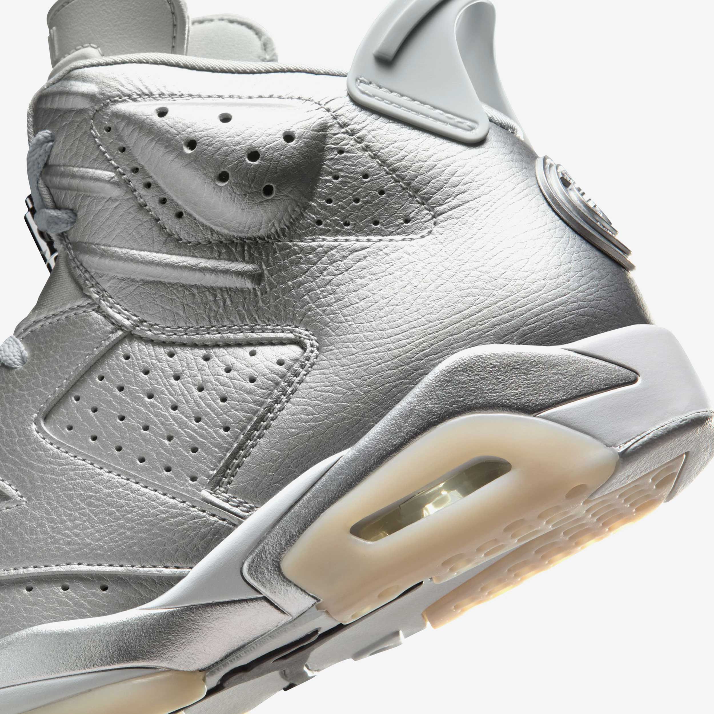 Air Jordan 6 Retro x PSG "Metallic Silver" - Image 7