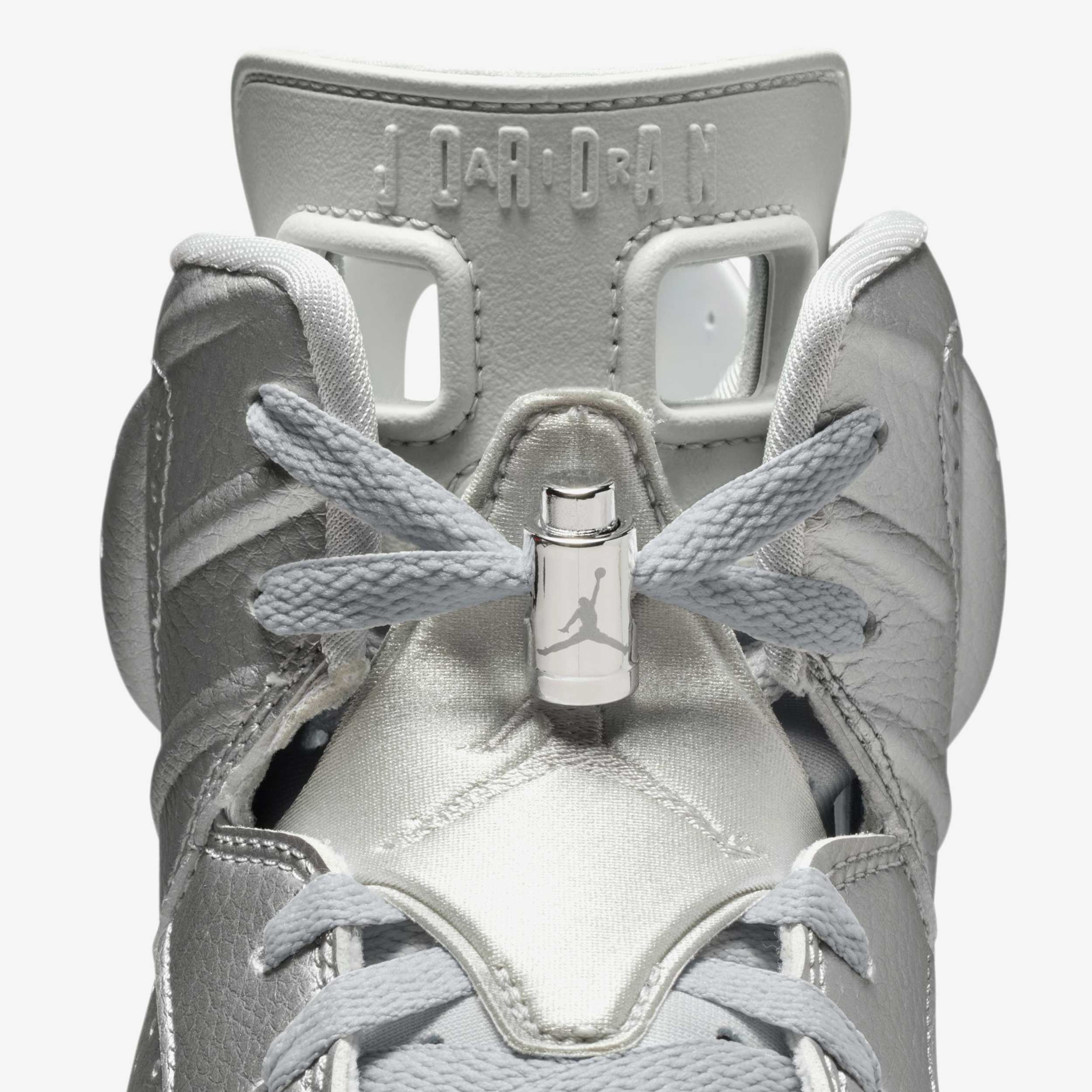 Air Jordan 6 Retro x PSG "Metallic Silver" - Image 9