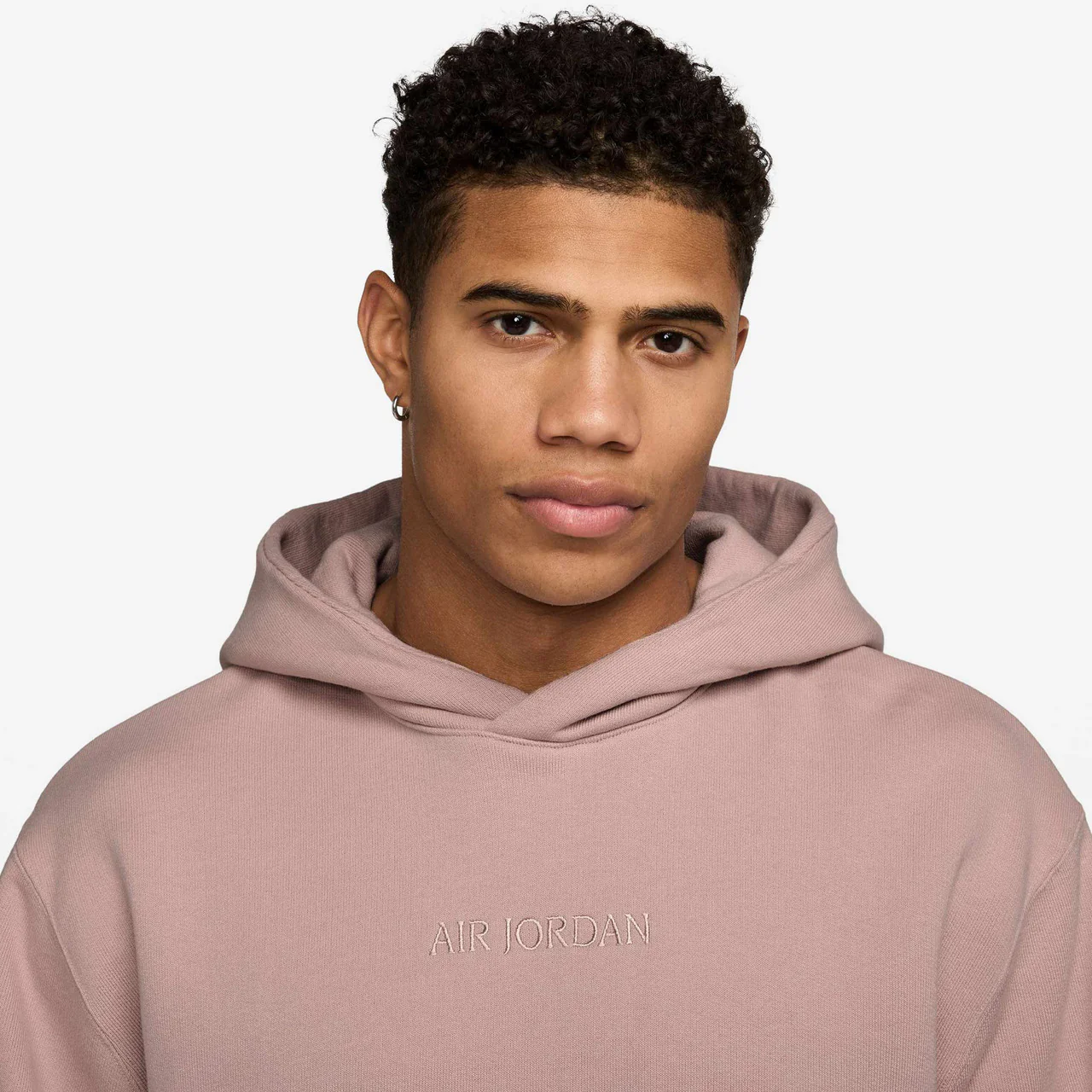 Air Jordan Wordmark Fleece Pullover Hoodie - Image 5