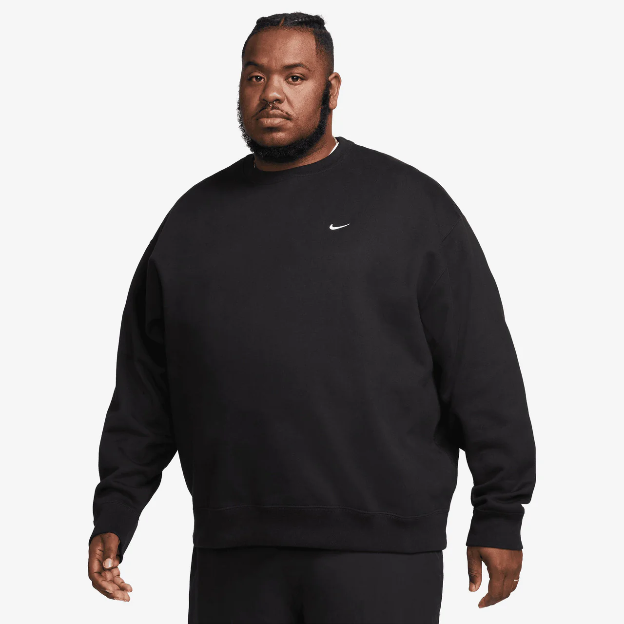 Solo Swoosh Fleece Crew - Image 7