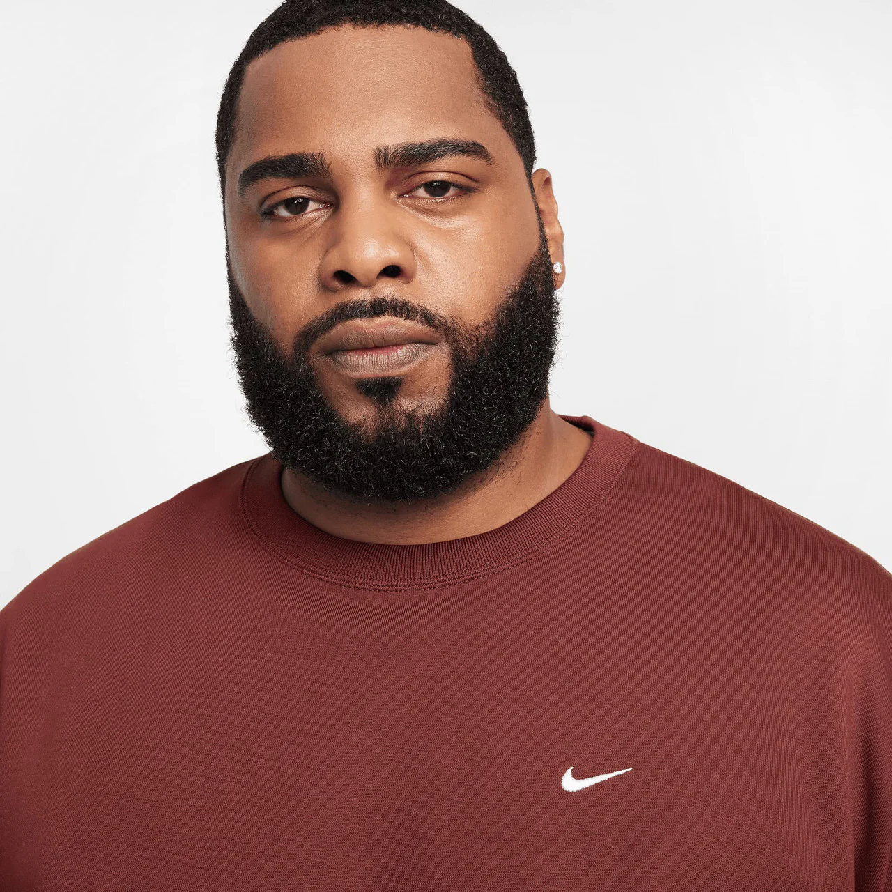 Solo Swoosh Fleece Crew - Image 8
