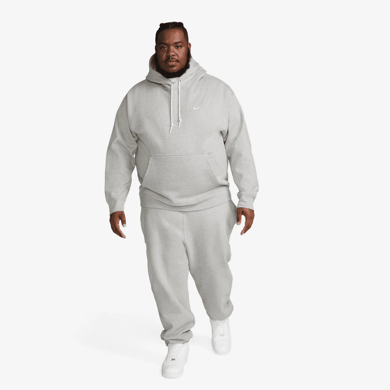Solo Swoosh Fleece Pullover Hoodie - Image 7