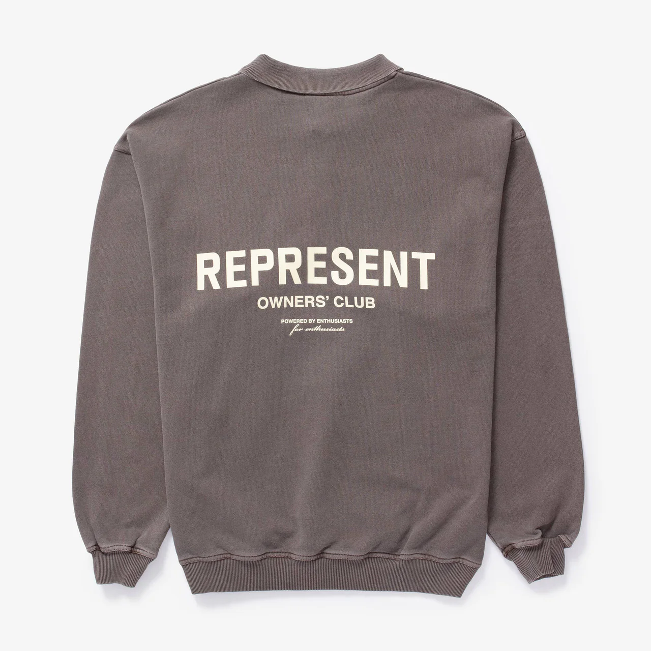 Represent Owners Club Long Sleeve Polo Sweat - Image 2