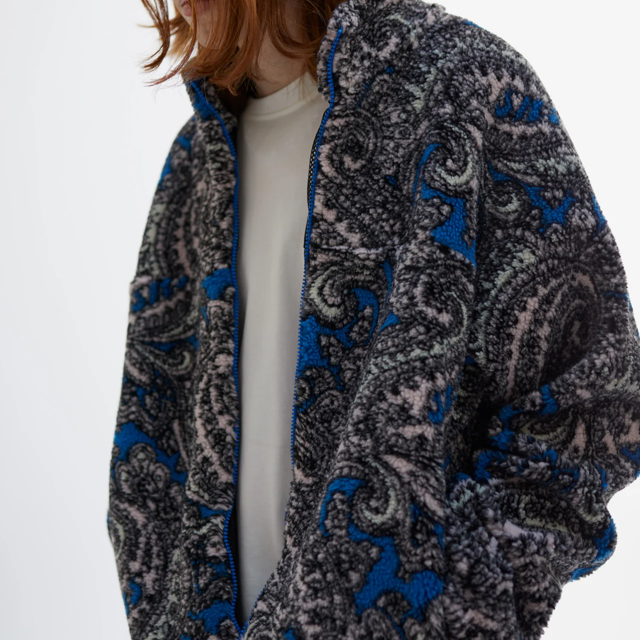 Paisley Fleece Jacket - Image 9