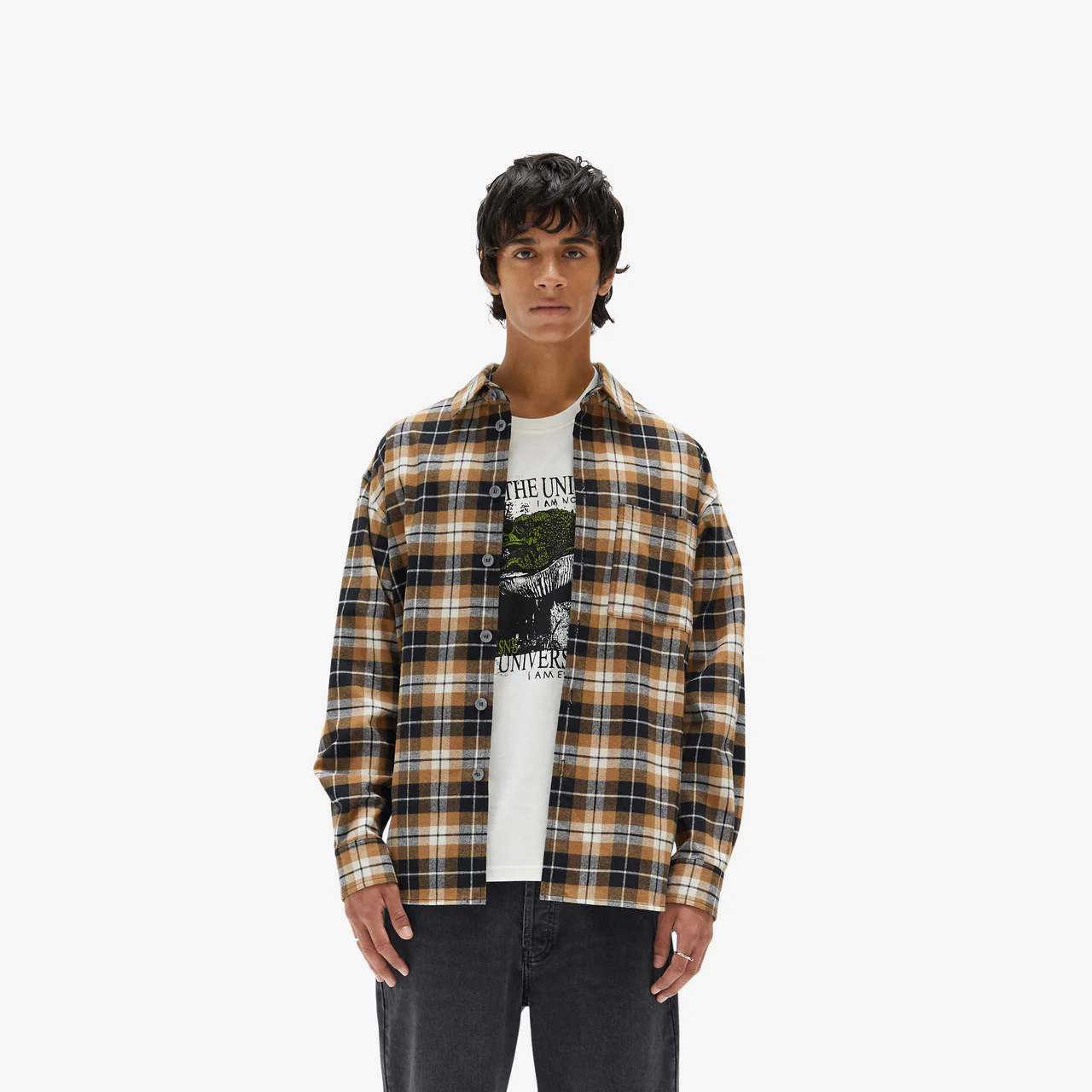 Recycled Cotton Flannel Shirt - Image 3