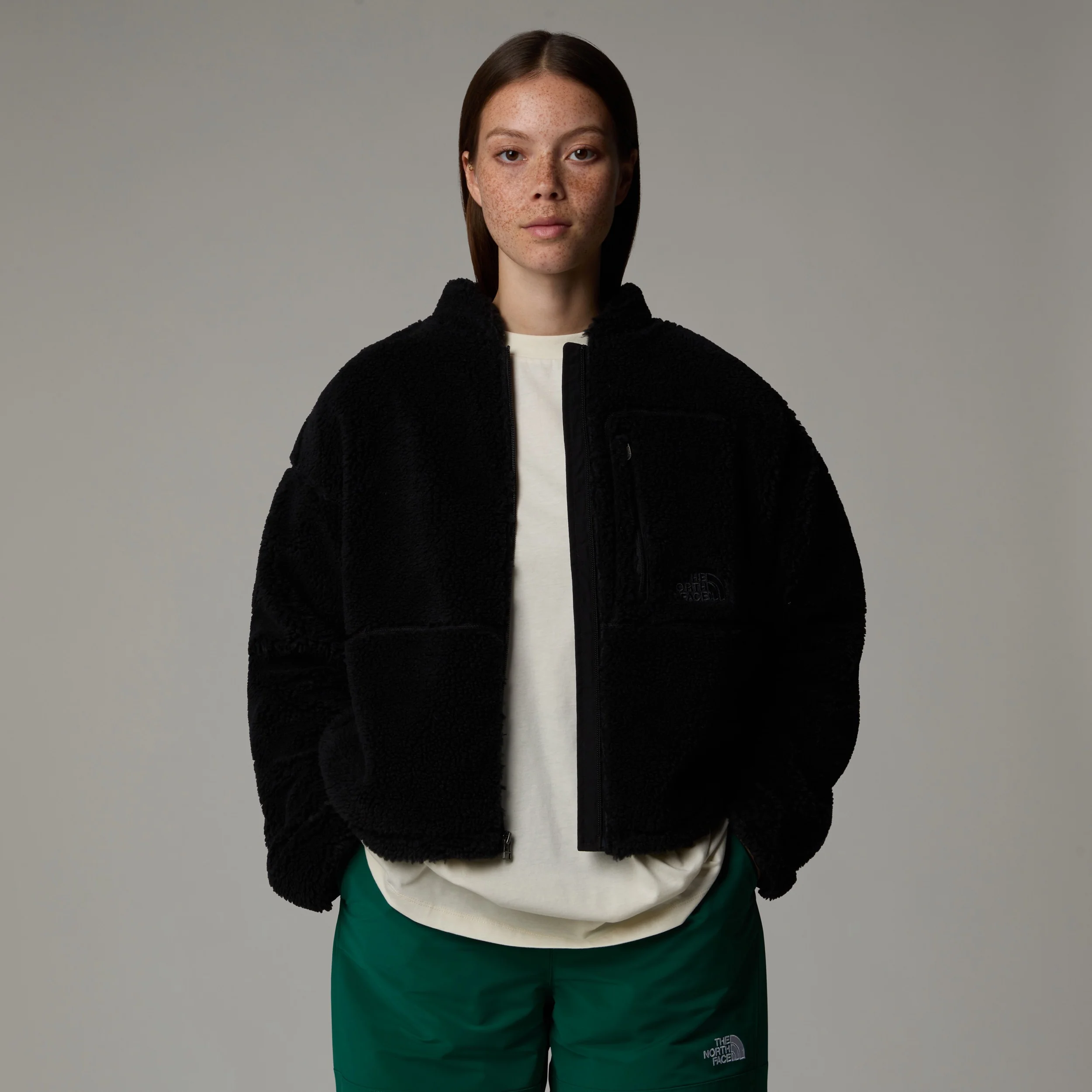 Wmns Extreme Pile Full Zip Jacket 2 - Image 5